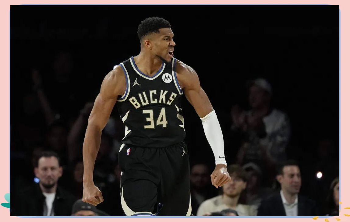 包含雄鹿主场战胜76人，字母哥再现全面表现的词条